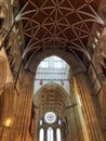 The Ornate Ceiling Of York Minster