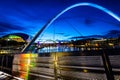 Looking up the River Tyne Royalty Free Stock Photo