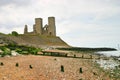 Recolver Towers and surrounding beach Royalty Free Stock Photo