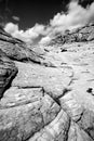 Looking up the Sandstones in Snow Canyon - Utah