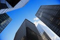 Looking up a skyscraper office block Royalty Free Stock Photo