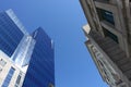 Looking up at Skyscrapers in Downtown Raleigh, North Carolina