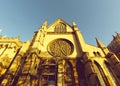 Looking up South Transept of Lincoln Cathedral