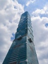 Looking up the Taipei 101