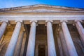 Looking up at the Thomas Jefferson Memorial, in Washington, DC. Royalty Free Stock Photo