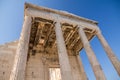 Looking up to ceiling of part of the Erechtheion, Athens