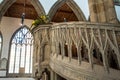 Looking up to Pulpit Hull Minster Royalty Free Stock Photo