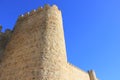 Looking up to the wall of Avila