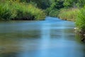 Upstream Daytime Long Exposure View Of The Credit River