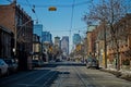 Looking West On Queen Street In Toronto