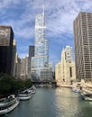 Looking West up the Chicago River