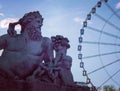 Looking at the wheel, sculture at Les Tuileries Paris