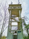 Lookout Ded near Beroun Czech republic with blue sky background