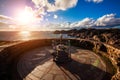 Lookout Lindesnes Fyr Lighthouse, Beautiful Nature Norway Royalty Free Stock Photo