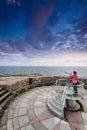 Lookout at Lindesnes Lighthouse in Norway