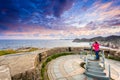 Lookout at Lindesnes Lighthouse in Norway