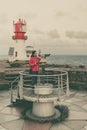 Lookout at Lindesnes Lighthouse in Norway