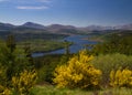 Lookout at Loch Garry Royalty Free Stock Photo