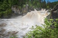 Lookout Over High Falls in Kap-Kig-Iwan Park 2 Royalty Free Stock Photo