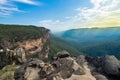 Lookout over Jamison Valley. Blue Mountains.