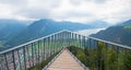 Lookout platform Harder Kulm, tourist resort Interlaken, switzerland