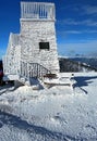 Lookout on Pretulalpe in Fischbacher Alpen mountains