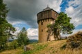 Lookout tower as a part of the ruined gothic castle