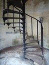 Lookout tower Ded above beroun city in czech republic with a round staircase