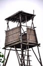 Lookout tower for hunting Royalty Free Stock Photo