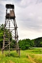 Lookout tower for hunting Royalty Free Stock Photo