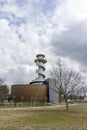 Lookout tower at lake Balaton Royalty Free Stock Photo