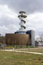 Lookout tower at lake Balaton Royalty Free Stock Photo