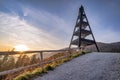 Lookout tower over Terchova, Low Fatra Royalty Free Stock Photo