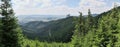 Lookout tower Stezka v oblacich/trail in the clouds in Dolni Morava in Kralovsky Sneznik mountains Royalty Free Stock Photo