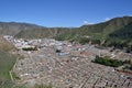 The lookout view of Xiahe or Labrang in Amdo Tibet