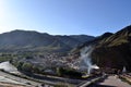 The lookout view of Xiahe or Labrang in Amdo Tibet