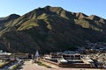 The lookout view of Xiahe or Labrang in Amdo Tibet Royalty Free Stock Photo