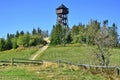 Luban peak in Gorce mountains, Poland