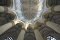 Symmetrical roof of a church in leiden the netherlands Holland