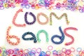 Loom band Bracelets Royalty Free Stock Photo