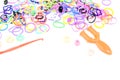 Loom band Bracelets Royalty Free Stock Photo