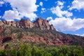 Mountains and Valley Zion National Park Royalty Free Stock Photo