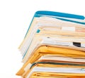 Looming Stack of File Folders Royalty Free Stock Photo