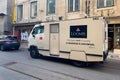 Loomis armored money truck in Lisbon