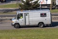 Loomis armoured van, cash handling company Royalty Free Stock Photo