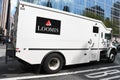 Loomis Security Truck Royalty Free Stock Photo