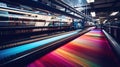 looms equipment textile mill Royalty Free Stock Photo