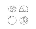 Loop arrow line icon. Refresh Arrowhead. Vector Royalty Free Stock Photo