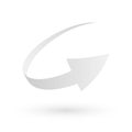 Simple loop circle arrow icon