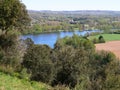 Loop of the Dodogne, cingle de TrÃÂ©molat in the PÃÂ©rigord Noir Royalty Free Stock Photo